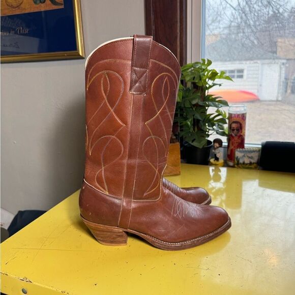 Vintage Cowboy Boots Sz 10 - Picture 2 of 8